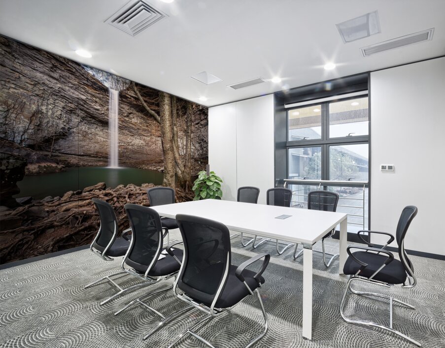 Reaching for Ozone Falls Wall Printing