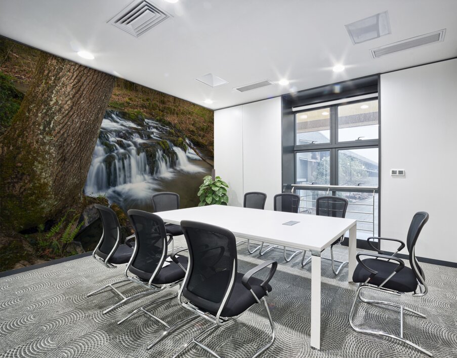 Flat Creek Cascade Wall Printing