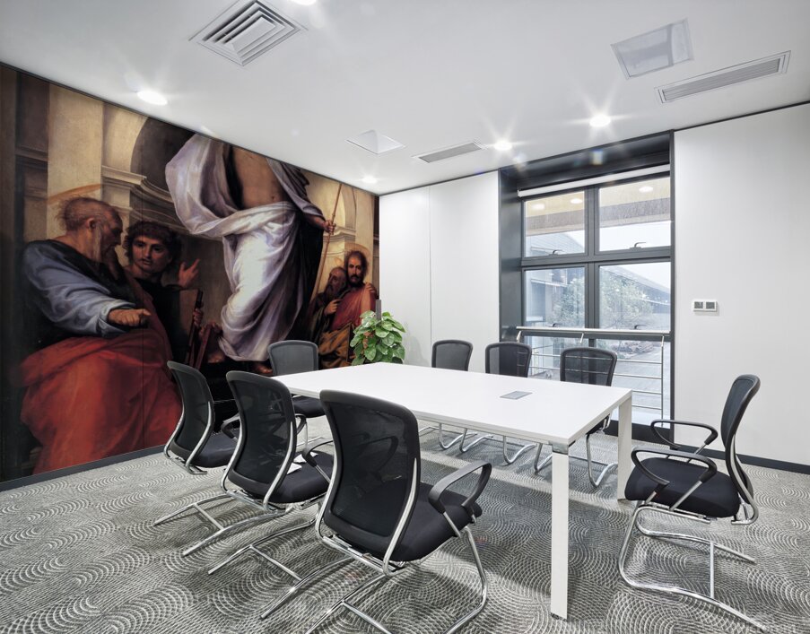 Christ with the Four Evangelists Wall Printing