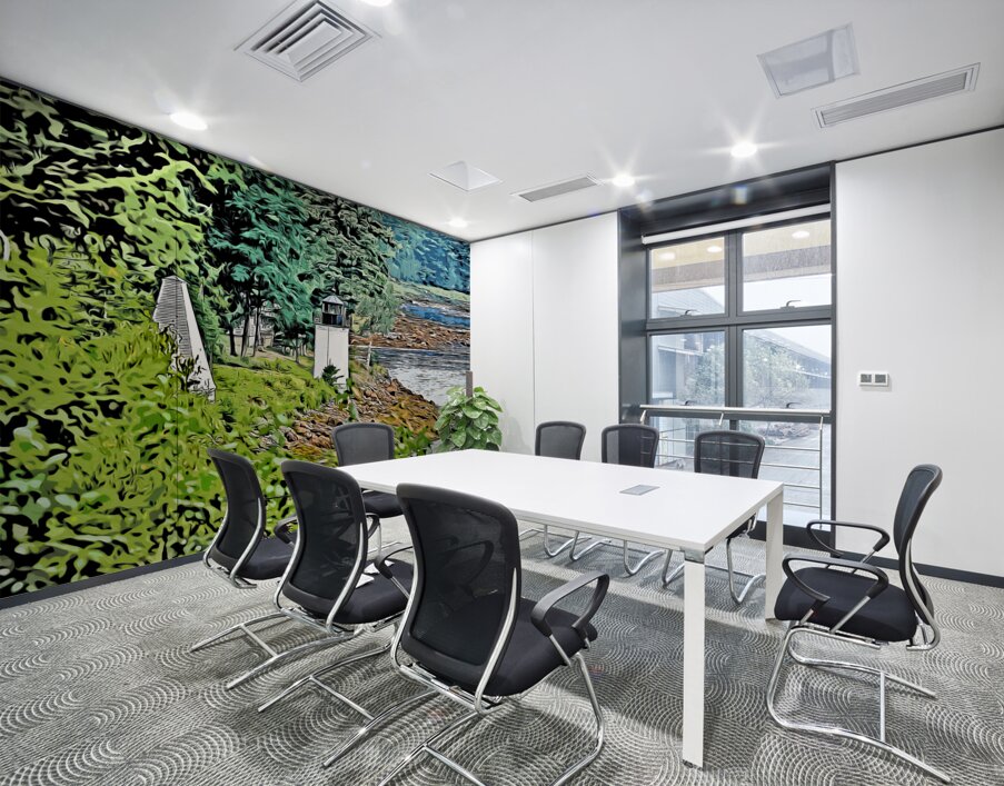 Whitlocks Mill Lighthouse and Fog Tower on River in Northernmost Maine - Illus. Wall Printing