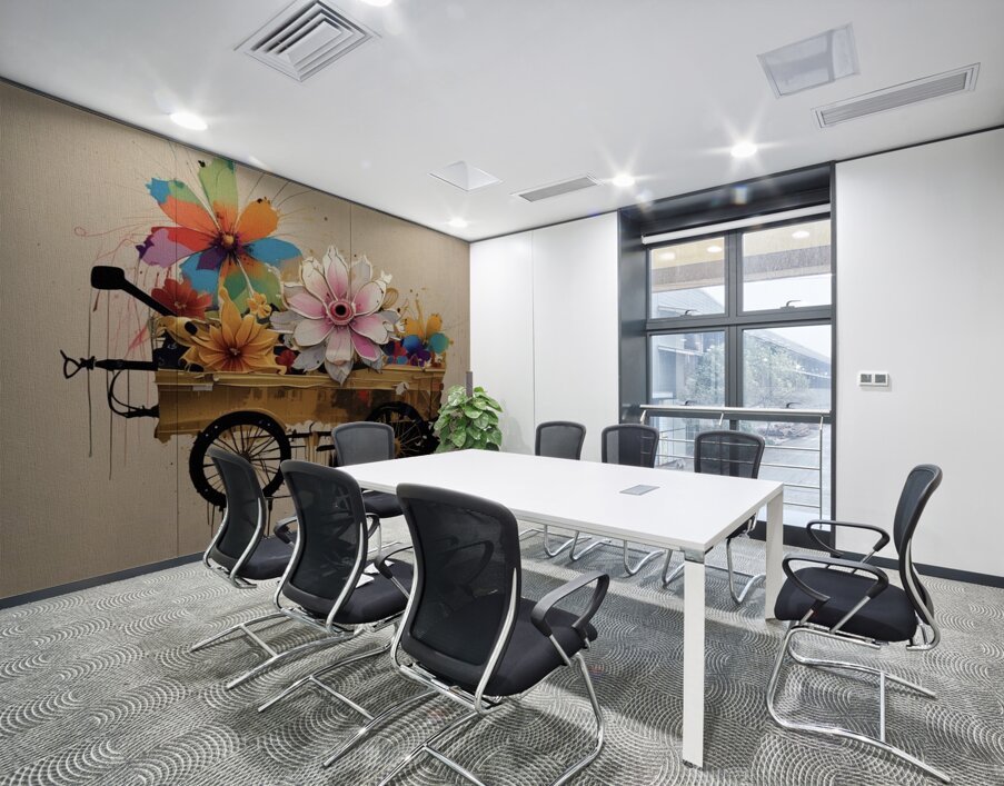 The Golden Flower Wagon2024 09 22 09 40 52 Wall Printing