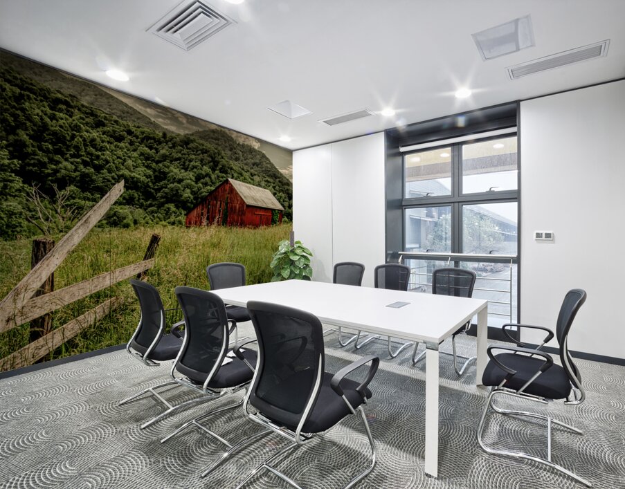 Homestead Resort  Red Barn Wall Printing