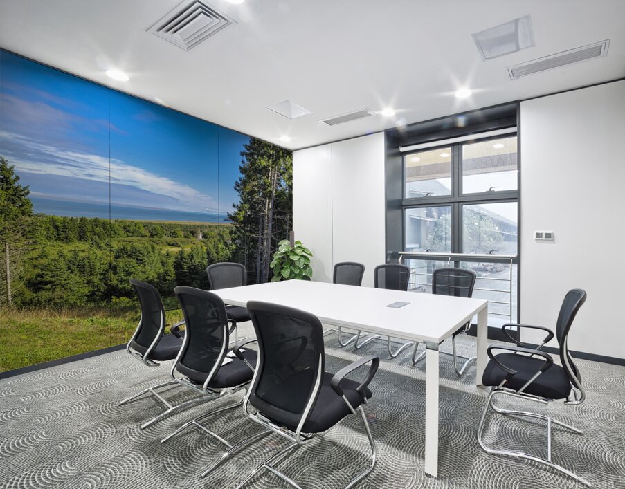 Sea View from Mountain Wall Printing