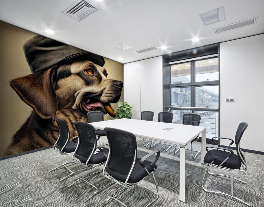 CROOKED SMOKES Wall Printing