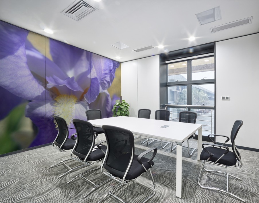 Light Purple Bearded Iris Wall Printing