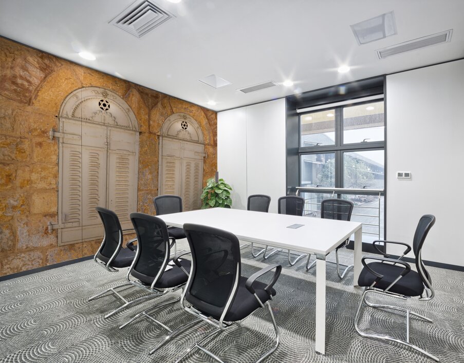 Israel Jerusalem old narrow streets of Nahlaot historic neighborhood with many small synagogues Wall Printing