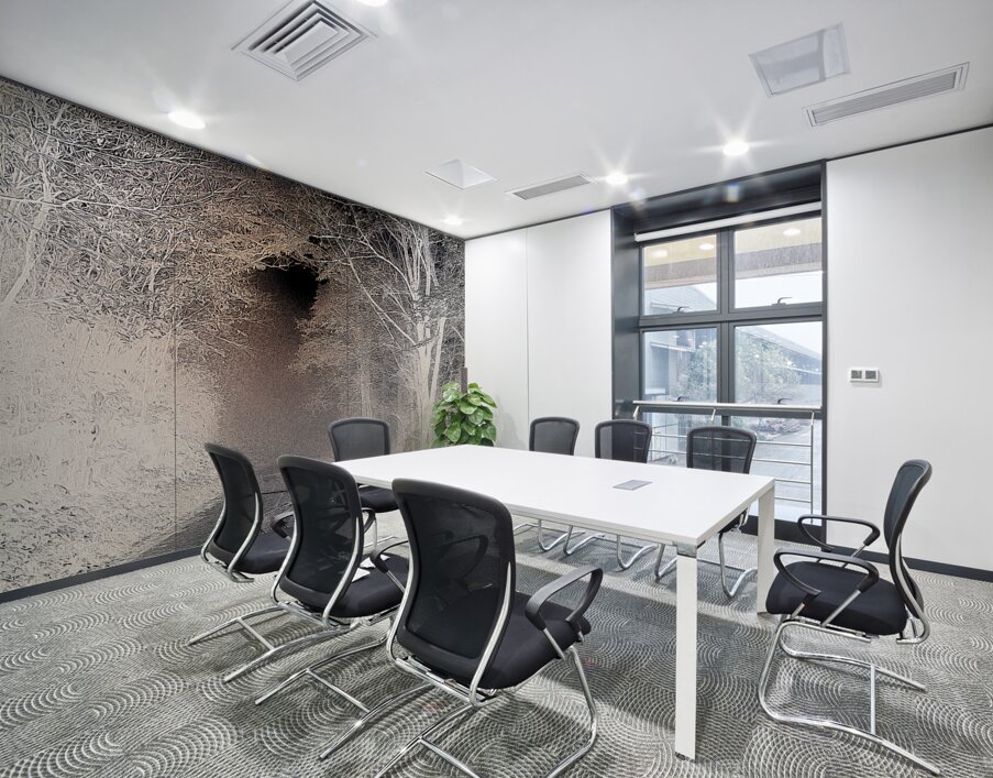 Down the Ominous Tunnel Wall Printing