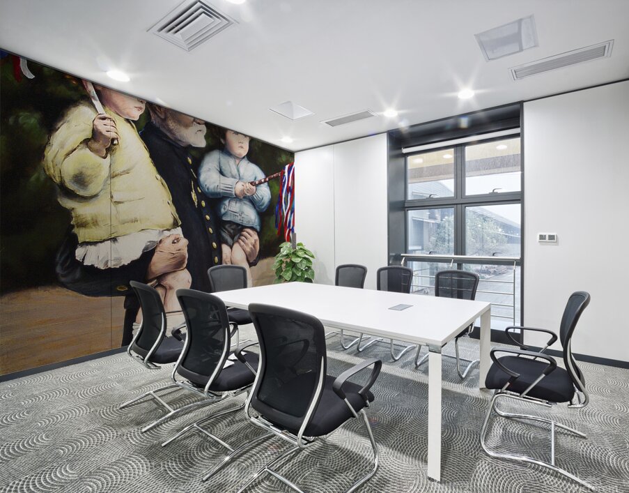 The Raising of Father’s Flag 1931 Wall Printing