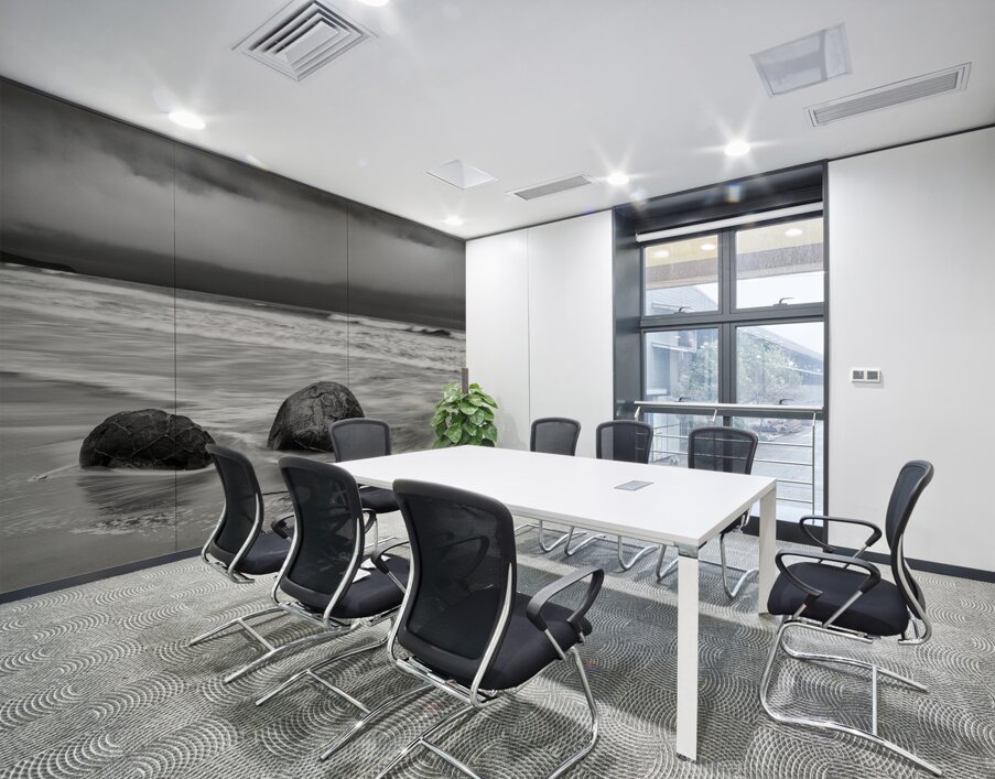 Moeraki Boulders and Waves Wall Printing