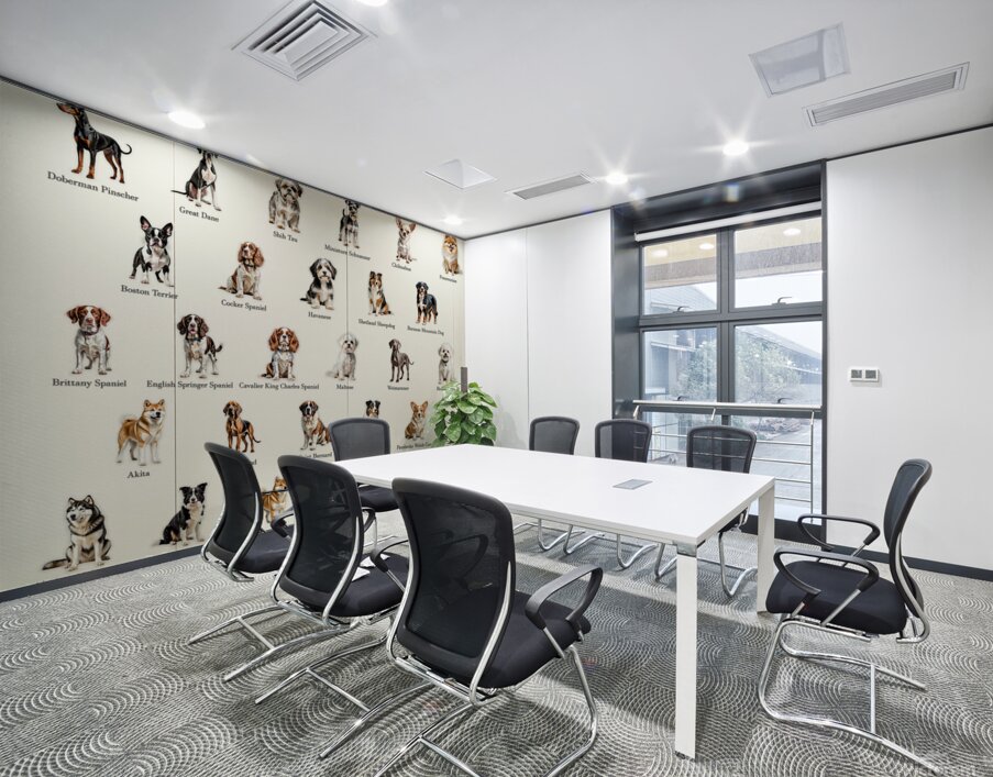 50 Dog Breeds Wall Printing
