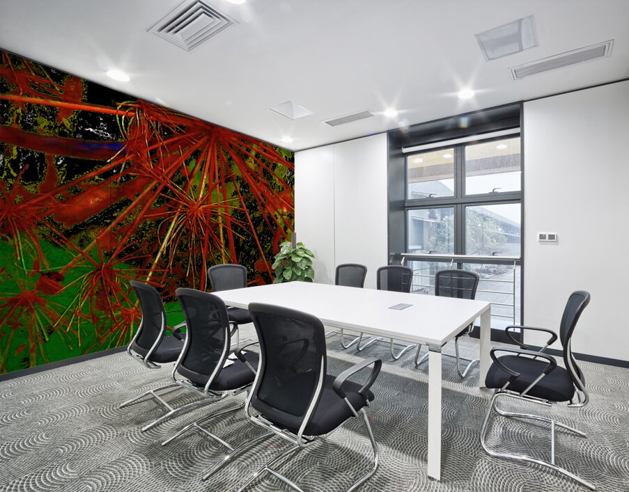 Abstract Angelica Wall Printing