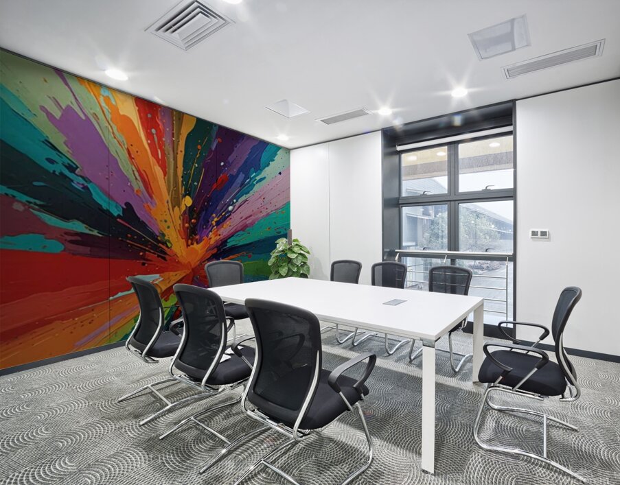 Mix colors with the beauty of life Wall Printing