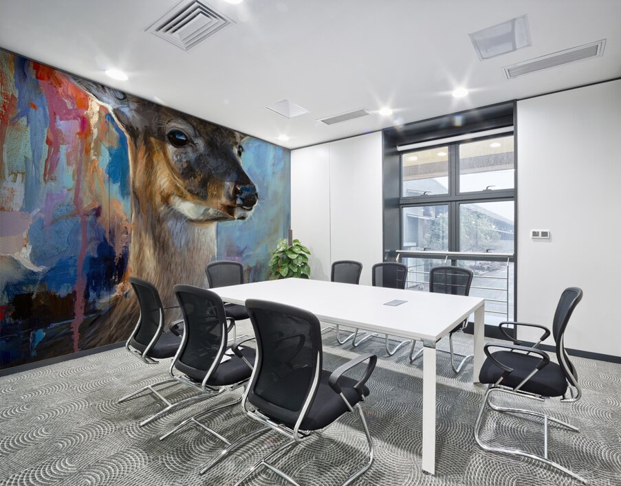 Wide Eyes Wall Printing