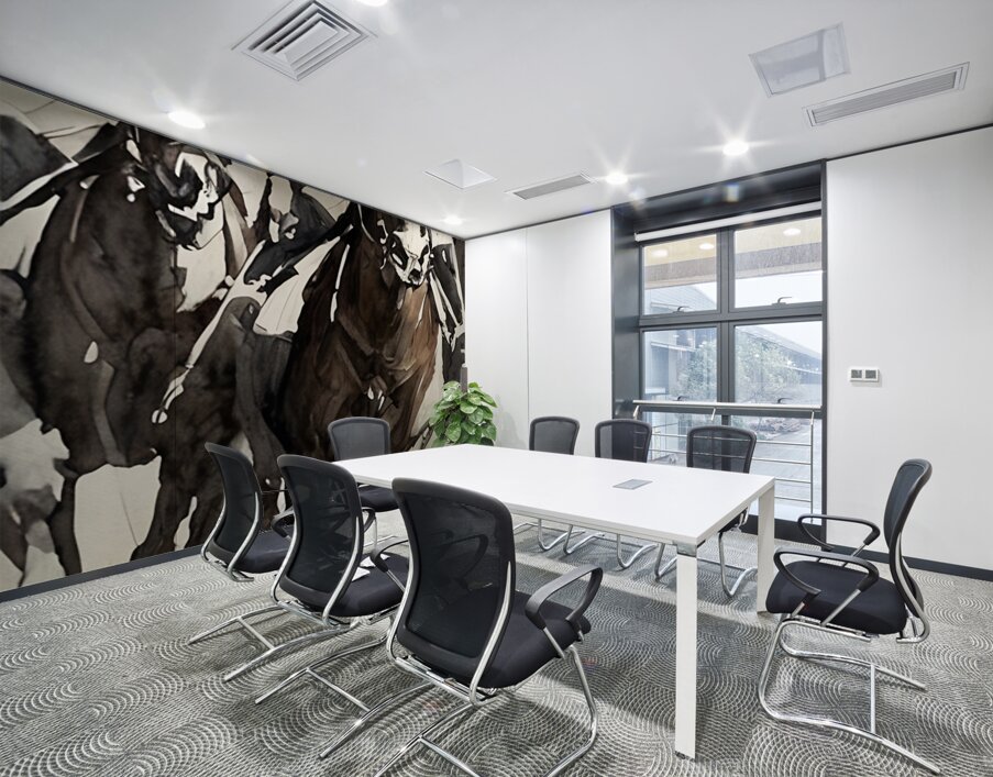 Race to Win: 1974 Horse Racing Art Wall Printing