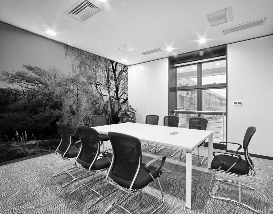  Black and White Winter Beauty in the Scottish Highlands Wall Printing