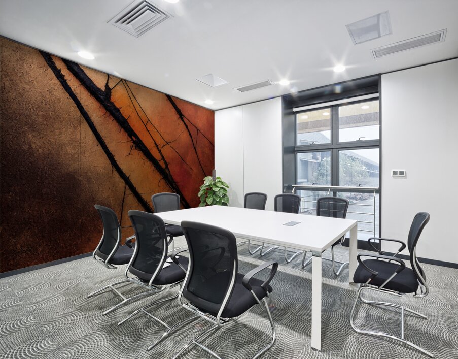 Bare Branches at Sundown Impression murale