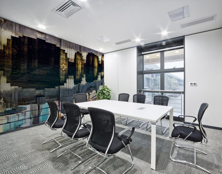 Marina Life Reflected Wall Printing