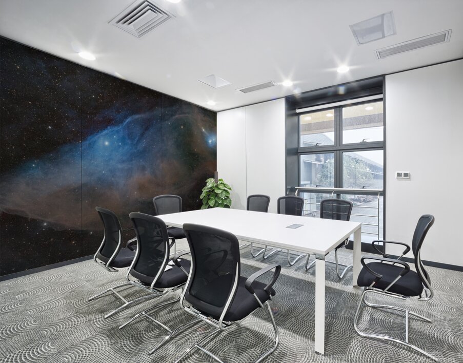 BlueHorseHead Wall Printing