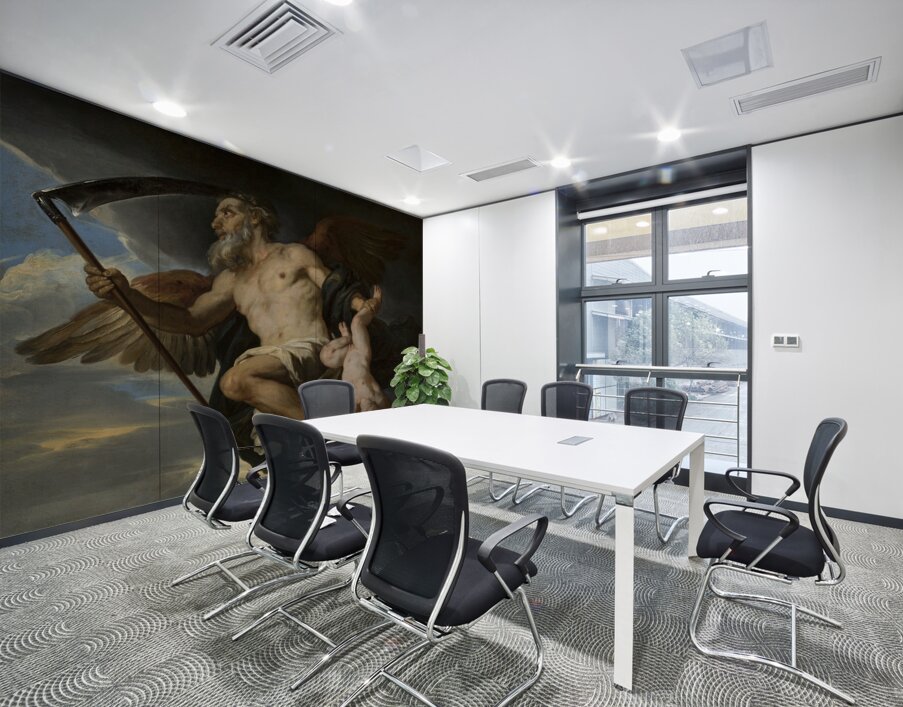 Chronos by Giovanni Francesco Romanelli [1610–1662] Wall Printing