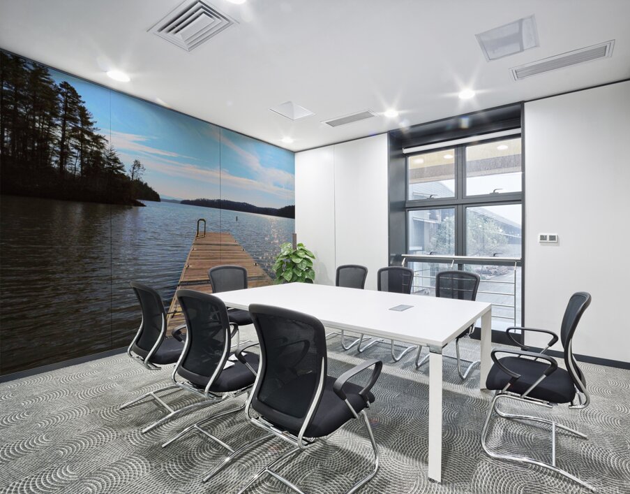 Dock by the water Wall Printing