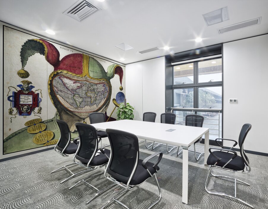 16th Century Fool’s Cap Map of the World – Renaissance Allegorical World Map Depicting the Globe as a Jester’s Head Symbolizing the Vanity of Human Knowledge and the Philosophical Spirit of the Age of Discovery Wall Printing