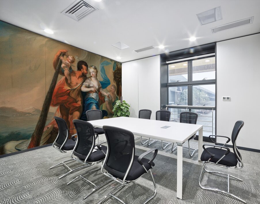 Perseus saving Andromeda [1741] by Josef Adam Ritter von Mölck [1714–1794] Wall Printing