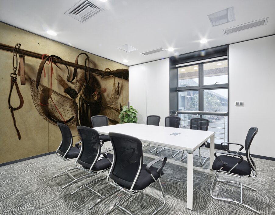 Still life with falconry instruments by Christoffel Pierson [1631–1714] Wall Printing