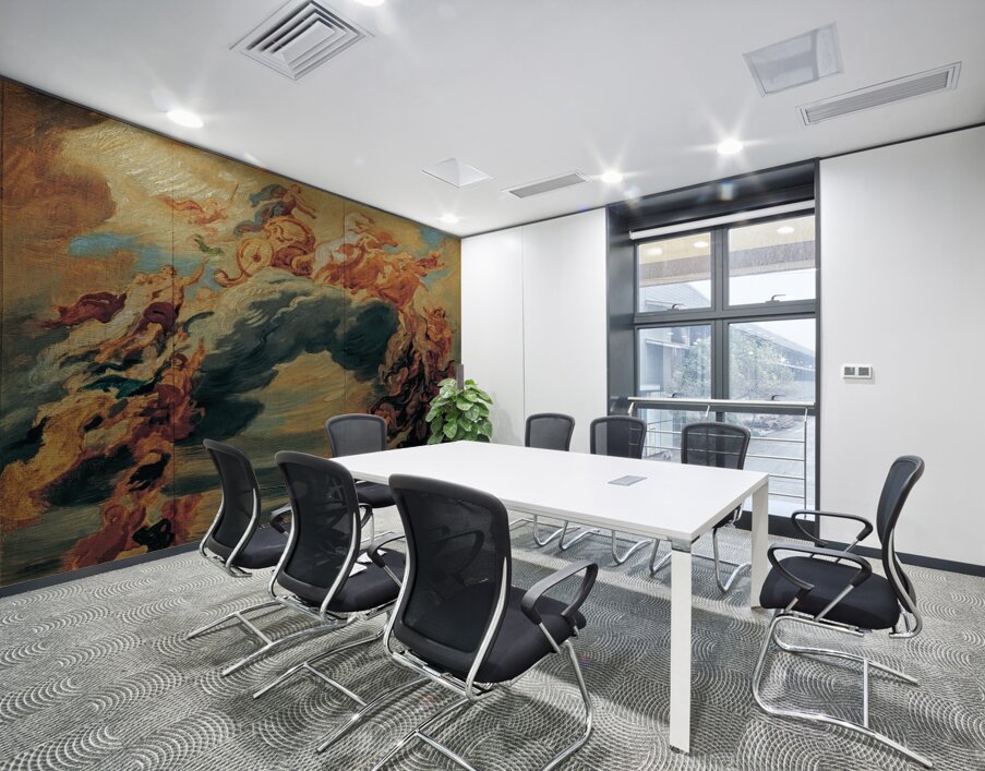 Der Sieg des Lichtes über die Finsternis [1884––1891] by Hans Canon [1829–1885] Wall Printing