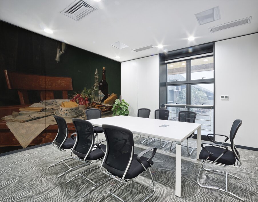 Et Frokostbord [1884] by Oluf August Hermansen [1849–1897] Wall Printing