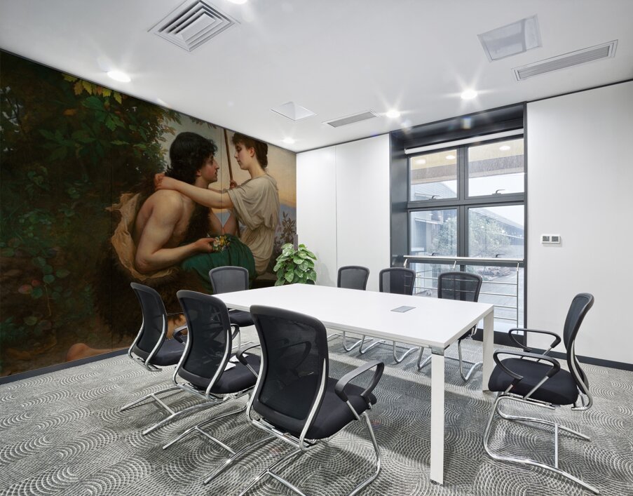 Daphnis and Chloe [1893] by Camille Félix Bellanger [1853–1923] Wall Printing