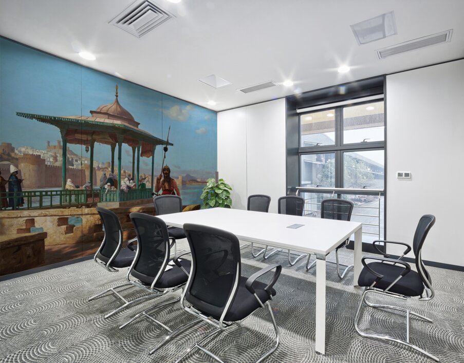 The Harem In The Kiosk by Jean–Léon Gérôme [1824–1904] Wall Printing