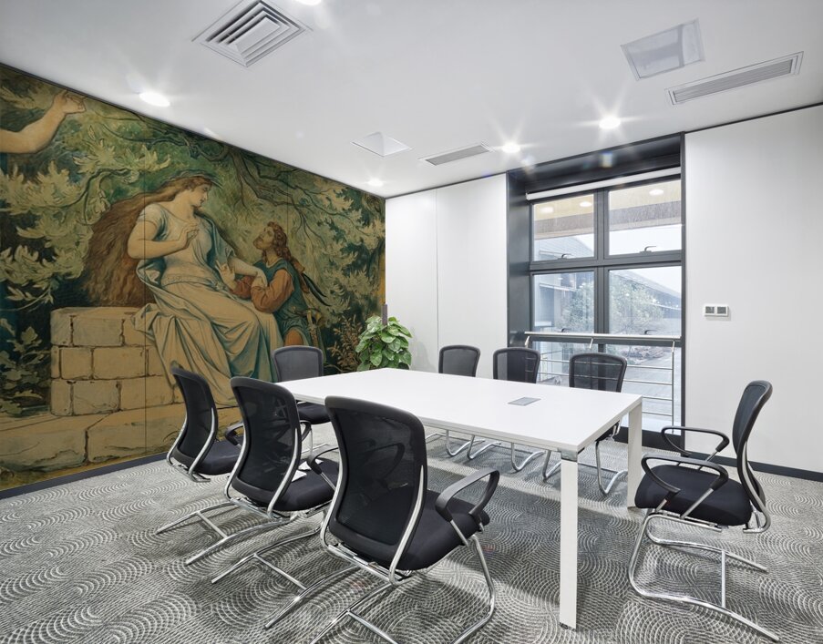 Die schöne Melusine. II. Am Waldbrunnen [1869] by Moritz von Schwind [1804–1871] Wall Printing