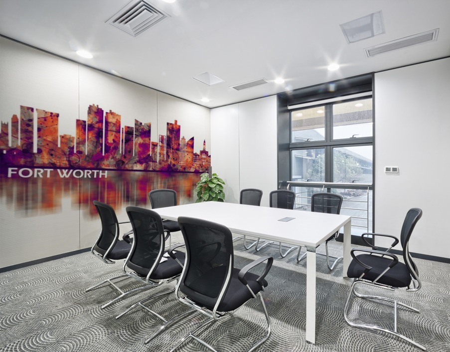Fort Worth Texas Skyline Wall Printing