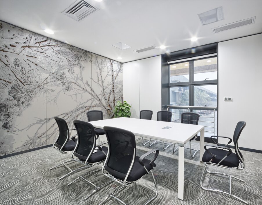 ciel blanc Wall Printing