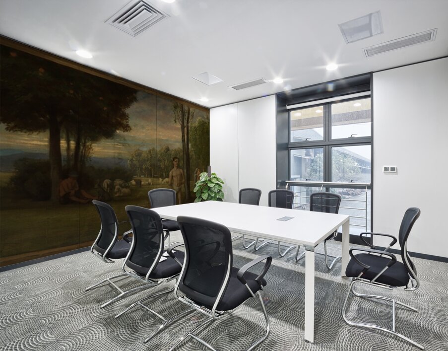 Der Garten Eden [1891] by Albert Lang [1847–1933] Wall Printing