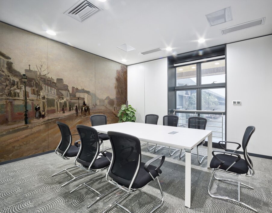 Boulevard Héloise. Argenteuil [1872] by Claude Monet [1840–1926] Wall Printing