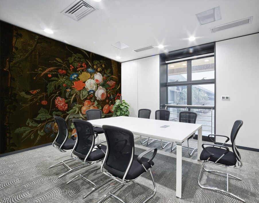 Flowers and Fruit by Abraham Mignon [1640–1679] Wall Printing