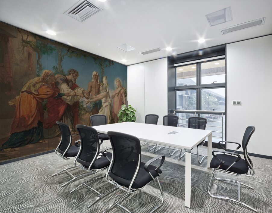 Tobias Brings His Bride Sarah to the House of His Father. Tobit [1830–82] by Henri Lehmann [1814–1882] Wall Printing