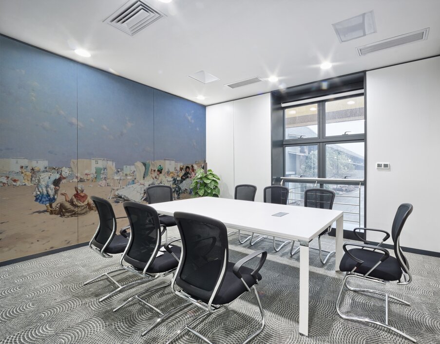 Beach At Scheveningen. Holland by Frederik Hendrik Kaemmerer [1839–1902] Wall Printing