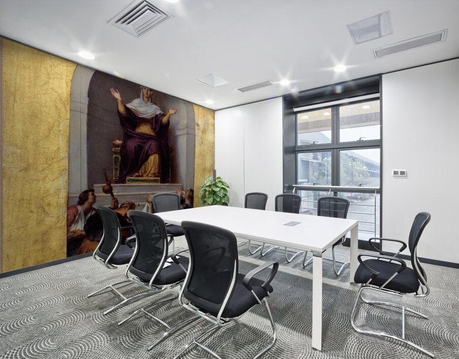 La Vierge consolatrice [1870] by Sébastien Melchior Cornu [1804–1870] Wall Printing