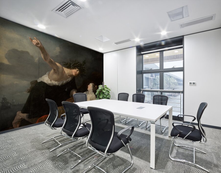 Bacchus And ariadne [1650] by Jacob Van Loo [1614–1670] Wall Printing