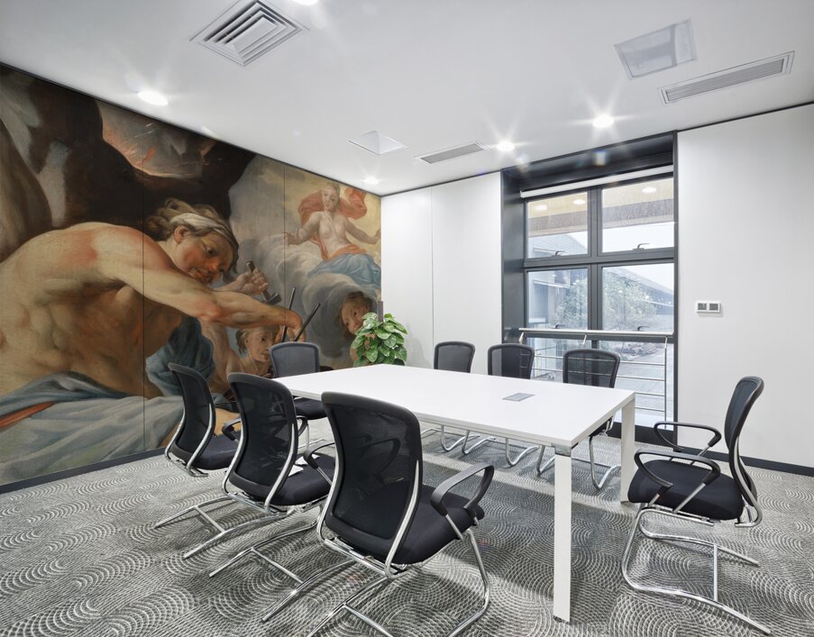 Vulcan Forges The Arms For Aeneas by Jacques Firens [Circle] [ca 1582–ca 1620] Wall Printing