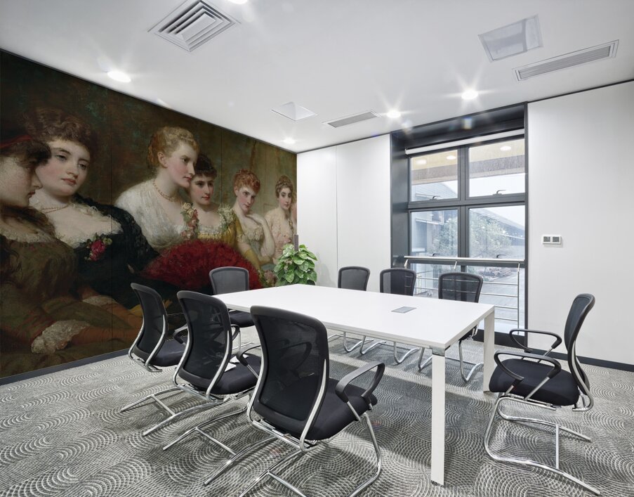 Fair Critics [1886] by George Elgar Hicks [1824–1914] Wall Printing