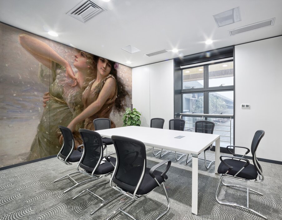 L’Inverno [1890–1910] by Édouard Bisson [1856–1939] Wall Printing