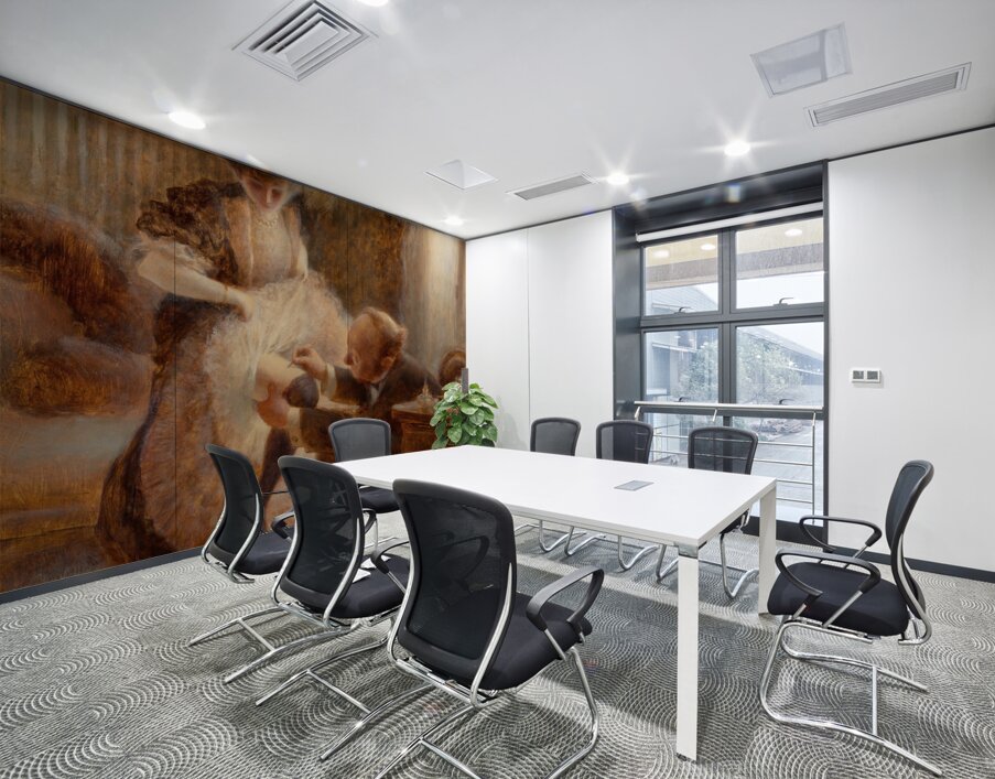 Lifting her petticoat by Albert Guillaume [1873–1942] Wall Printing