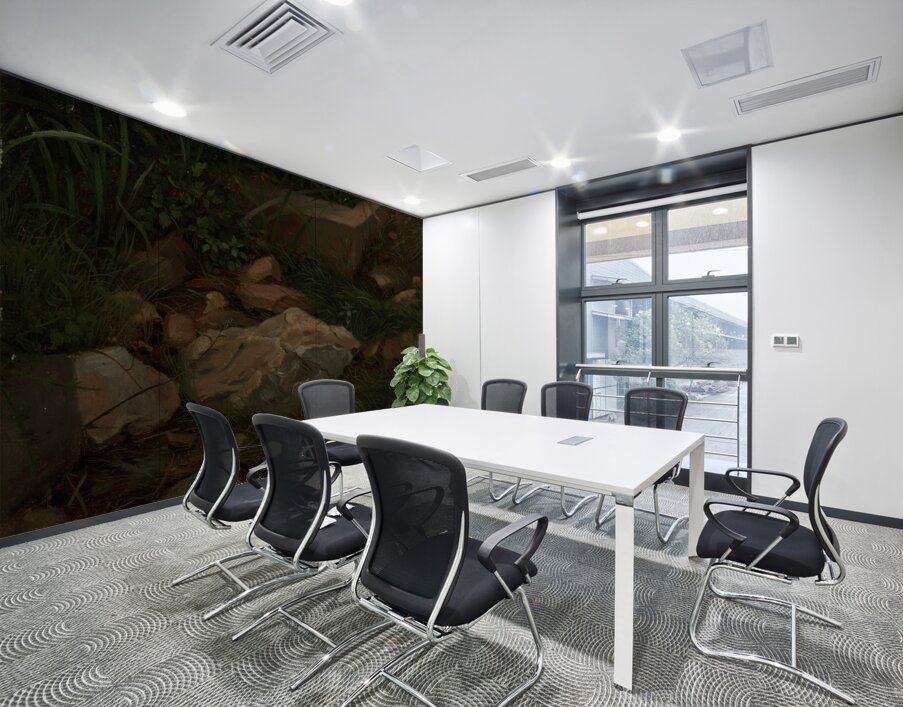 Steine im Gras [1860] by Hans Thoma [1839–1924] Wall Printing