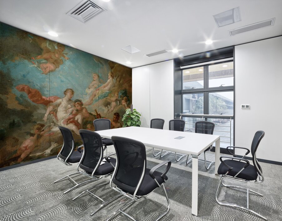 Venus in The Workshop Of vulcan [1757] by François Boucher [1703–1770] Wall Printing