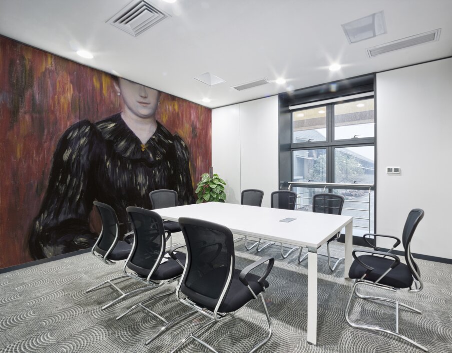 Portrait of Mme. Paulin by Pierre–Auguste Renoir [1841–1919] Wall Printing