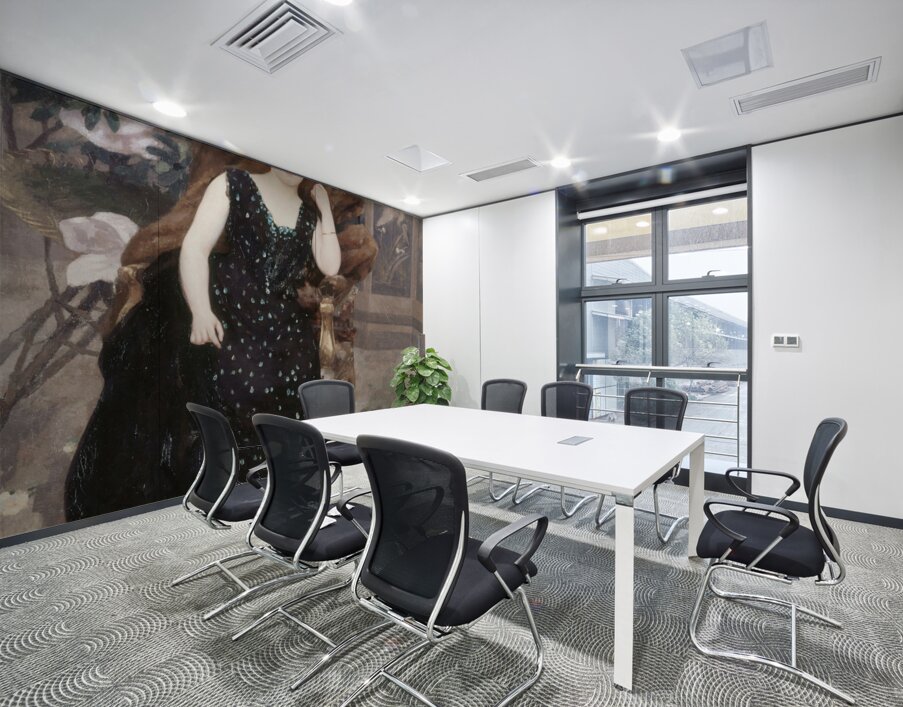 Portrait de Jane Hading [1890] by Alfred Philippe Roll [1846–1919] Wall Printing