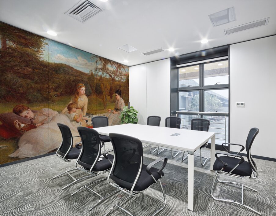 The Picnic [1870] by James Archer [1822–1904] Wall Printing